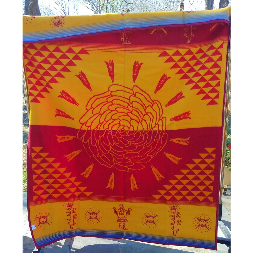 Pendleton Beaver State AWAKENING Wool Blanket NIB NWT Box Corn Maize 3/300 64 80